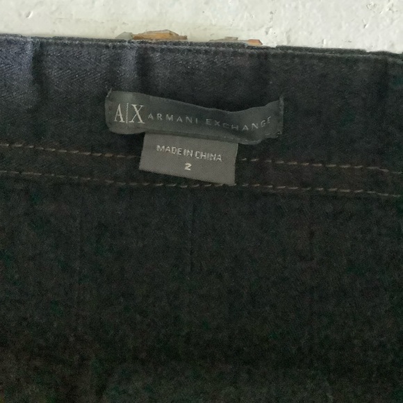 Armani exchange denim high low mini skirt size 2 - Picture 5 of 5